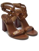 Michael Kors De piele sandale cu toc gros Irene