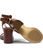 Michael Kors De piele sandale cu toc gros Irene