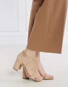 Michael Kors De piele sandale cu toc gros SOPHIE