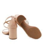 Michael Kors De piele sandale cu toc gros SOPHIE