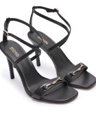 Michael Kors De piele sandale cu toc subțire Lena
