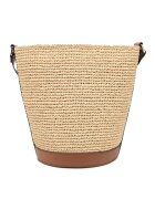 Michael Kors Geantă pe umăr Bucket cu adaos de piele