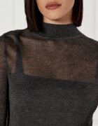 Michael Kors Guler înalt | Slim Fit cu adaos de cașmir