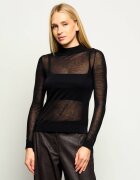 Michael Kors Guler înalt | Slim Fit cu adaos de cașmir