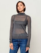 Michael Kors Guler înalt | Slim Fit cu adaos de cașmir