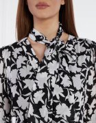 Michael Kors Rochie cu cordon cu adaos de mătase
