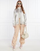 MM De satin geacă bomber | Oversize fit cu adaos de lână