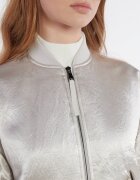 MM De satin geacă bomber | Oversize fit cu adaos de lână