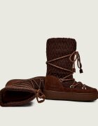 Moon Boot Bocanci LTRACK x Guest In Residence | piele întoarsă