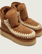 Mou Bocanci Platform boot suede | shearling | zamsz