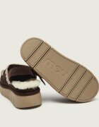 Mou Mules (încălțăminte) Bounce Clog Back | piele întoarsă