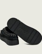 Mou Mules (încălțăminte) Bounce welt clog suede cu adaos de lână | piele întoarsă