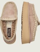 Mou Mules (încălțăminte) Clog Eskimo Platform | piele întoarsă