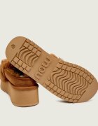 Mou Mules (încălțăminte) Platform clog - letter logo | shearling cu adaos de lână
