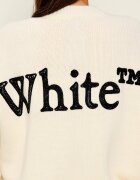 OFF-WHITE De lână pulover Bookish | Loose fit