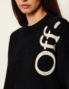 OFF-WHITE De lână pulover Bookish | Loose fit