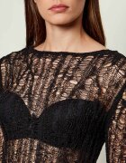 ONE TEASPOON Bluză CINCHED IN LADDERED | Slim Fit