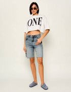 ONE TEASPOON De blugi bermude Le Cats | Boyfriend fit | mid waist