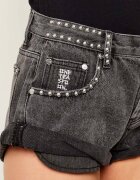 ONE TEASPOON De blugi pantaloni scurți BANDITS | Slim Fit
