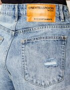 ONE TEASPOON De blugi pantaloni scurți BANDITS | Slim Fit | high waist