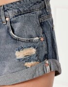 ONE TEASPOON De blugi pantaloni scurți COLORADO BANDITS | Regular Fit | low waist