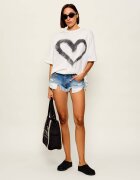 ONE TEASPOON De blugi pantaloni scurți Micro Dukes | regular fit | low waist