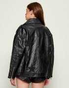 ONE TEASPOON Geacă de piele BIKER BOYFRIEND | Oversize fit