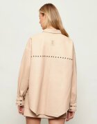 ONE TEASPOON Geacă de piele DARIA | Relaxed fit