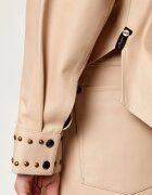 ONE TEASPOON Geacă de piele DARIA | Relaxed fit