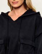 ONE TEASPOON Hanorac 2 în 1 Puff Power | Cropped Fit