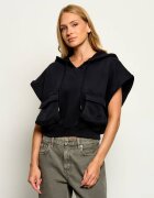 ONE TEASPOON Hanorac 2 în 1 Puff Power | Cropped Fit