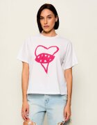 ONE TEASPOON Tricou Love Bites | Relaxed fit