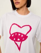 ONE TEASPOON Tricou Love Bites | Relaxed fit