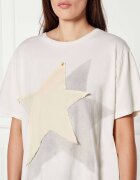 ONE TEASPOON Tricou SHADOW STAR | Regular Fit
