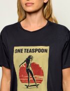 ONE TEASPOON Tricou Skater Girl | Oversize fit