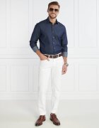 Oscar Jacobson Cămașă Cut Away Washed DENIM | Regular Fit
