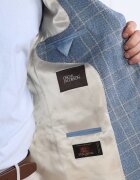 Oscar Jacobson De in sacou Fogerty Blazer | Slim Fit cu adaos de mătase