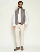 Oscar Jacobson De lână cu două fețe vestă | regular fit