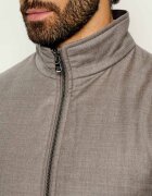 Oscar Jacobson De lână cu două fețe vestă | regular fit
