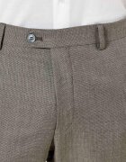 Oscar Jacobson De lână pantaloni chino Dandy | Slim Fit