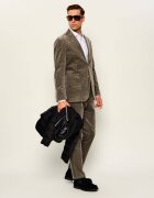 Oscar Jacobson Pantaloni chino Dandy | regular fit | catifea reiată