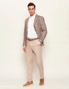 Oscar Jacobson Pantaloni Dandy | Slim Fit | cu adaos de in