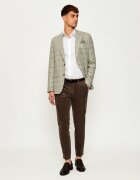 Oscar Jacobson Pantaloni Denz | Slim Fit | catifea reiată