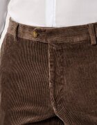 Oscar Jacobson Pantaloni Denz | Slim Fit | catifea reiată