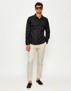 Oscar Jacobson Pantaloni Denz | Slim Fit | catifea reiată