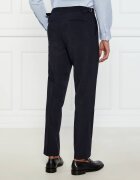 Oscar Jacobson Pantaloni Seersucker | Regular Fit cu adaos de lână