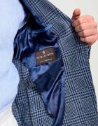 Oscar Jacobson Sacou Ferry Patch | Slim Fit cu adaos de lână