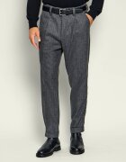 PAOLO PECORA Pantaloni | Tapered fit cu adaos de lână