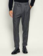 PAOLO PECORA Pantaloni | Tapered fit cu adaos de lână