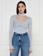 Patrizia Pepe Bluză 2 în 1 | Slim Fit